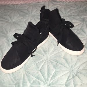 Black sneakers